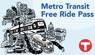 Metro Transit Free Ride Pass decorative image