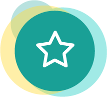 white star icon against a teal and yellow background entitled, 